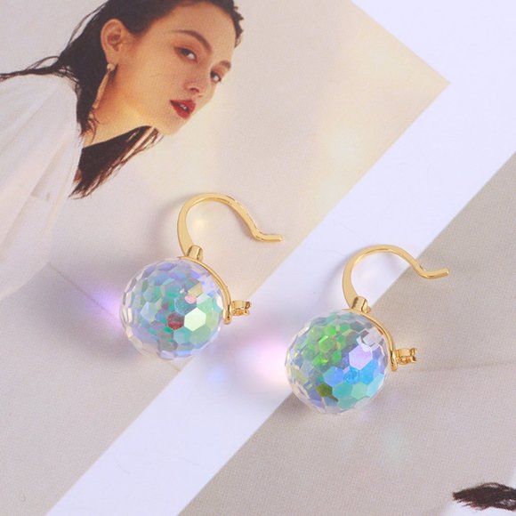 Kate Spade Gold and Iridescent Earrings - Picture 7 of 8